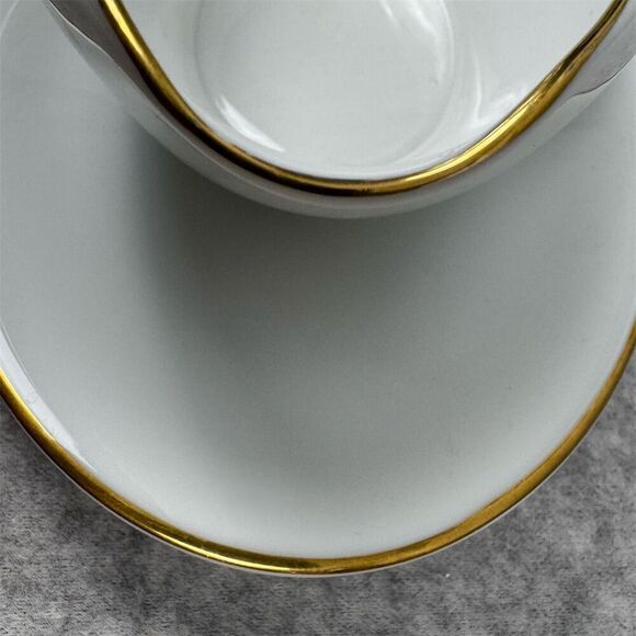 Noritake Wheatcroft Gravy Boat w/ Attached Underplate Vintage China 5852 - Picture 3 of 12